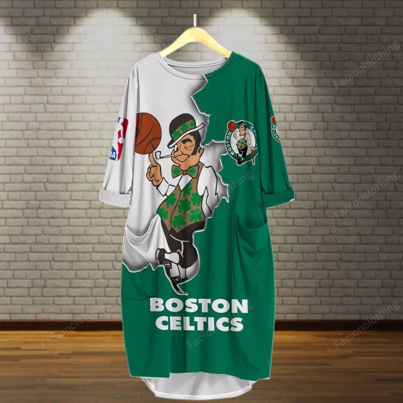 Sportswearmerch Boston Celtics NBA Personalized Pocket Tanktop For Fan