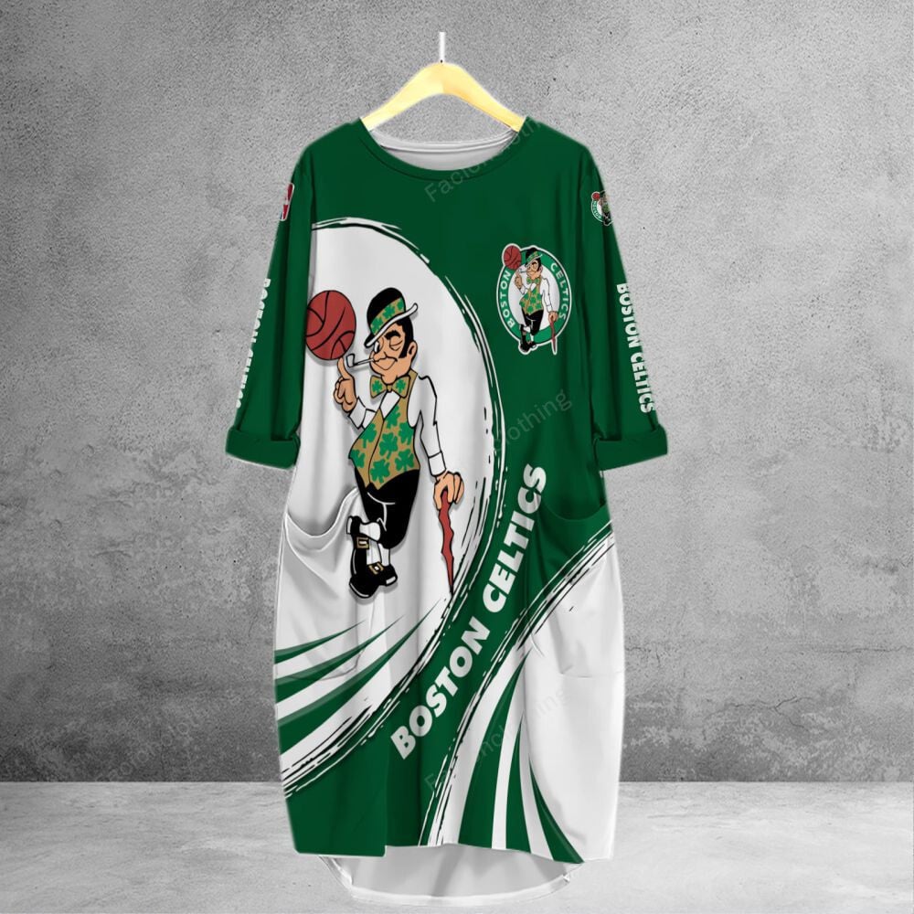 Sportswearmerch Boston Celtics NBA Personalized Pocket Tanktop For Fan