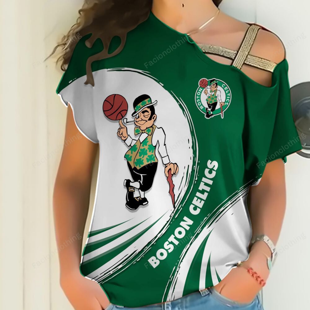 Sportswearmerch Boston Celtics NBA Personalized Strapless Short Sleeve For Fan