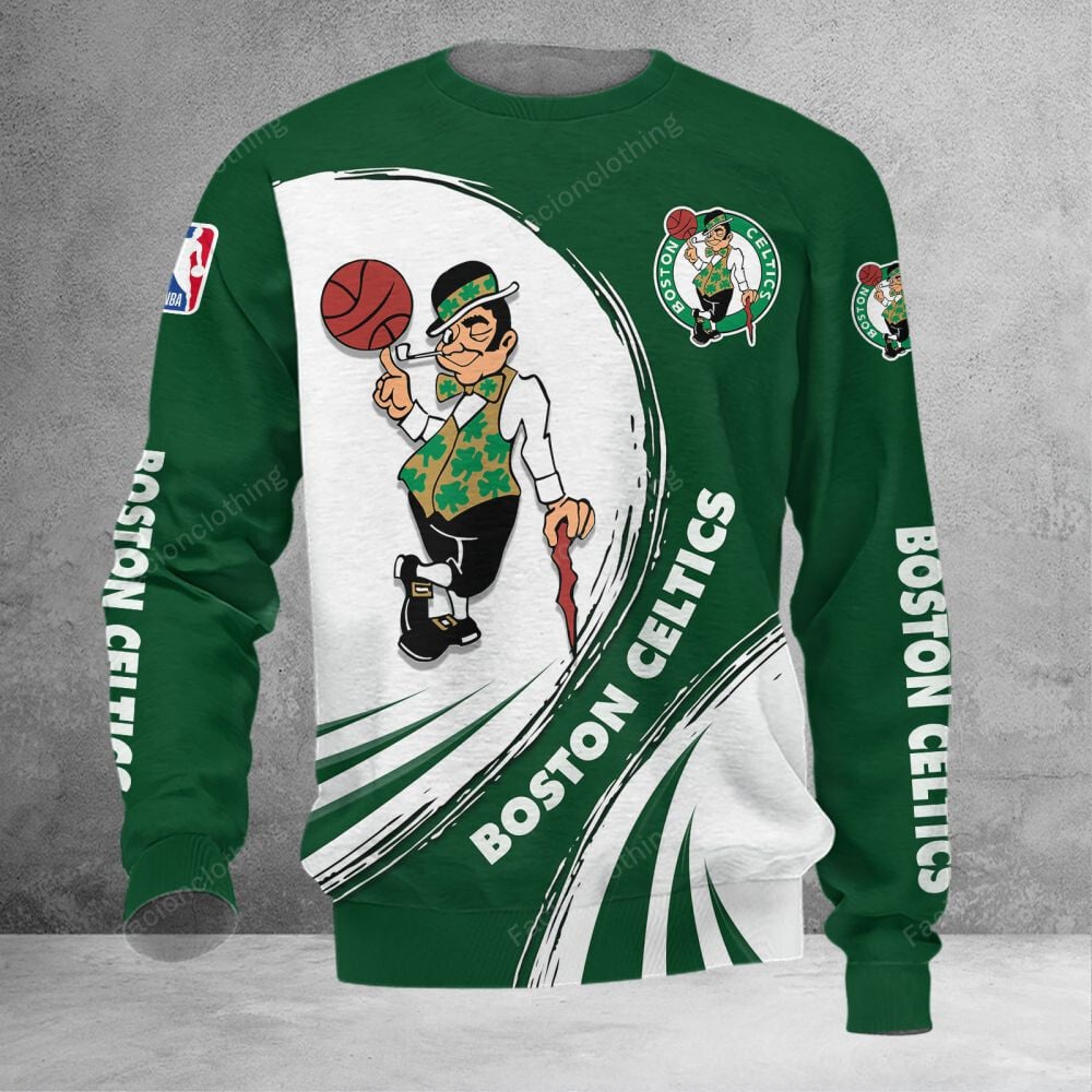Sportswearmerch Boston Celtics NBA Personalized Sweater For Fan
