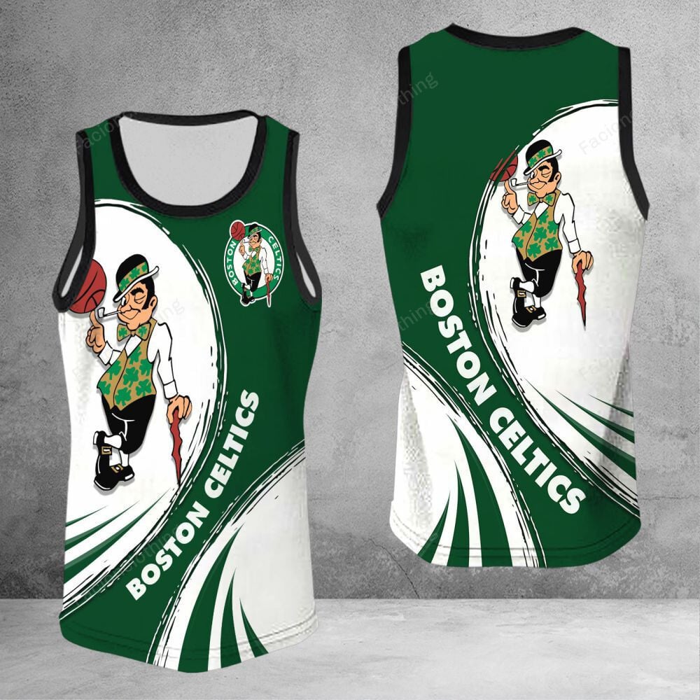 Sportswearmerch Boston Celtics NBA Personalized Tanktop For Fan