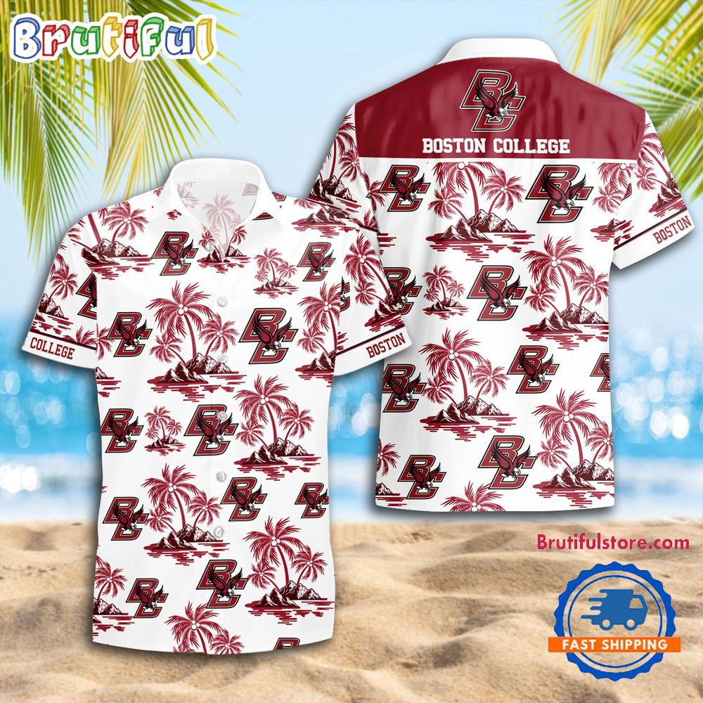 Sportswearmerch Boston College Eagles NCAA Summer Personalized Hawaiian Shirt For Fan