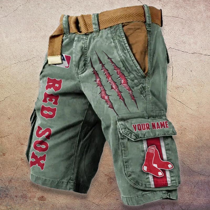 Sportswearmerch Boston Red Sox MLB Denim Short For Fan