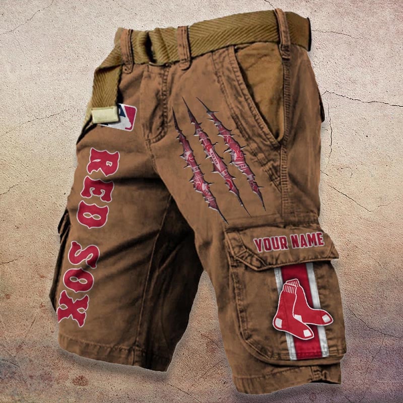 Sportswearmerch Boston Red Sox MLB Denim Short For Fan