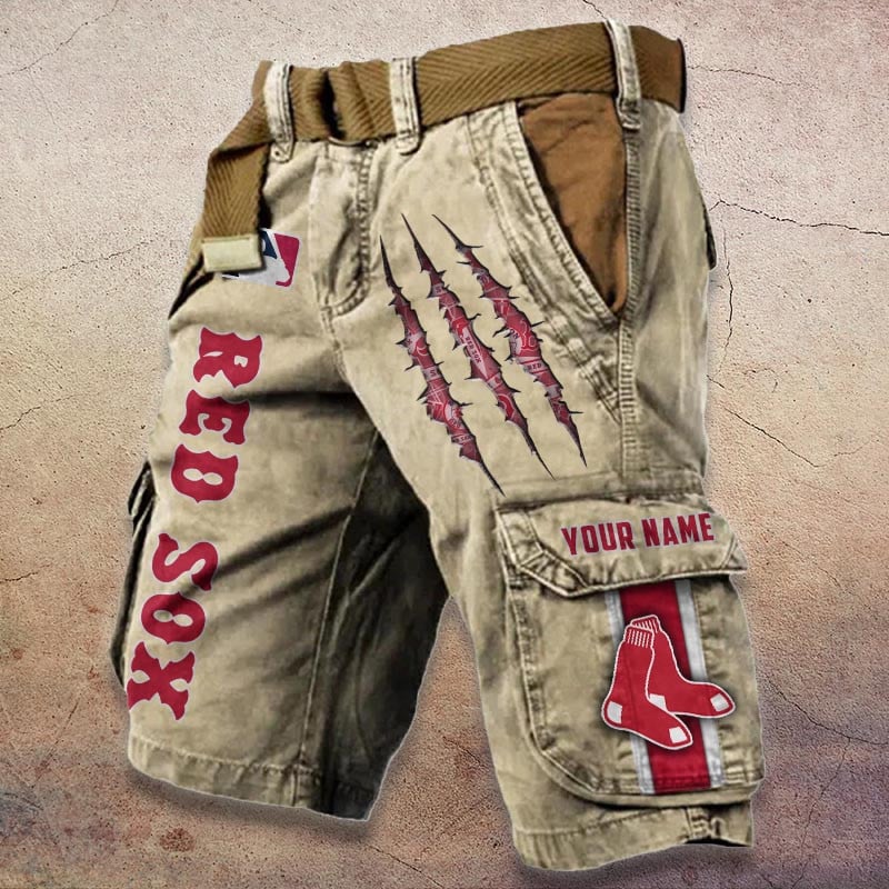 Sportswearmerch Boston Red Sox MLB Denim Short For Fan