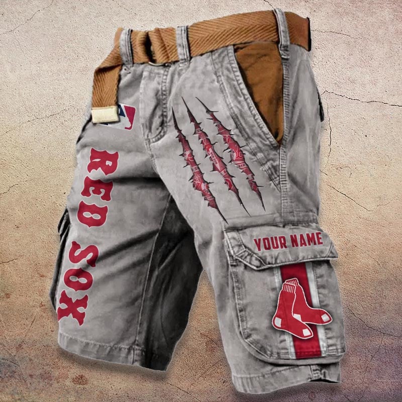 Sportswearmerch Boston Red Sox MLB Denim Short For Fan