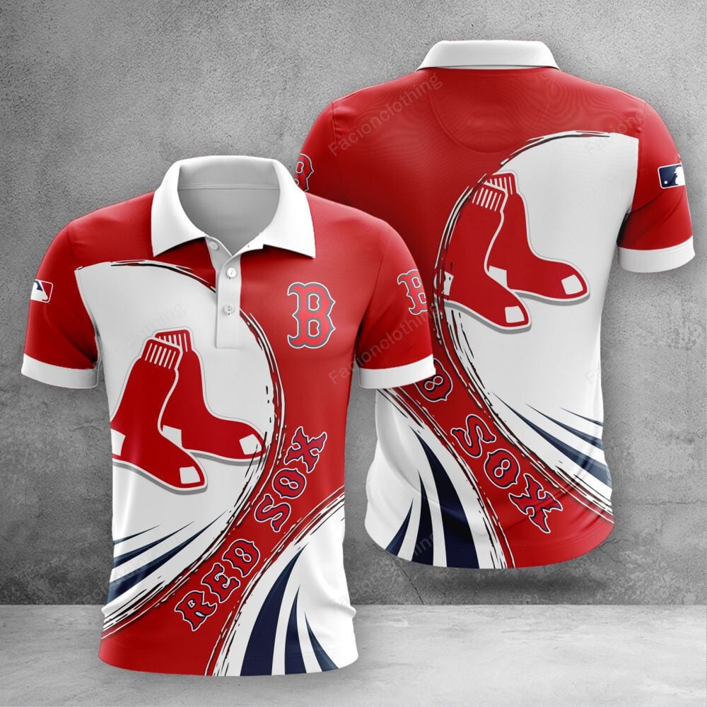 Sportswearmerch Boston Red Sox MLB Personalized Polo Shirt For Fan