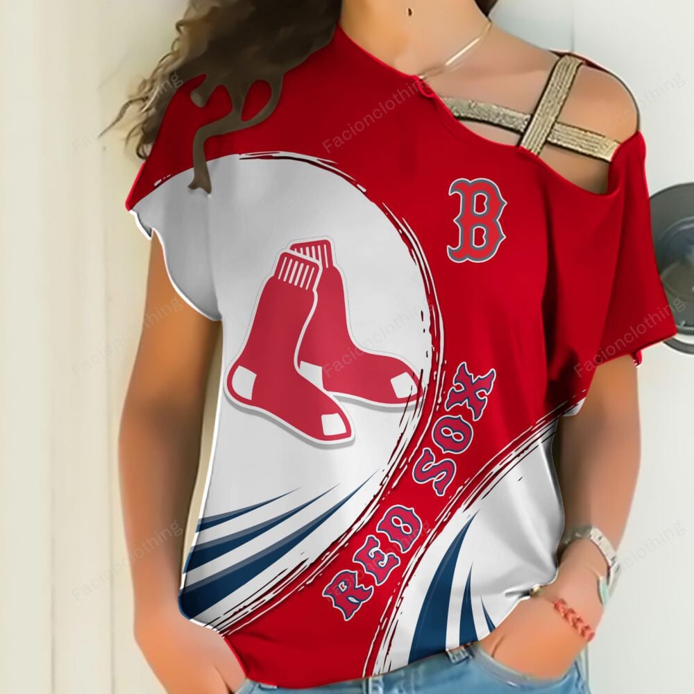Sportswearmerch Boston Red Sox MLB Personalized Strapless Short Sleeve For Fan