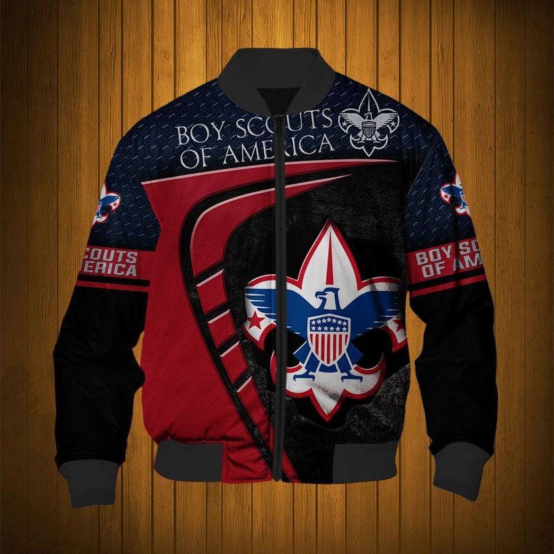 Sportswearmerch Boy Scouts of America Personalized Fashion Bomber Jacket For Fan