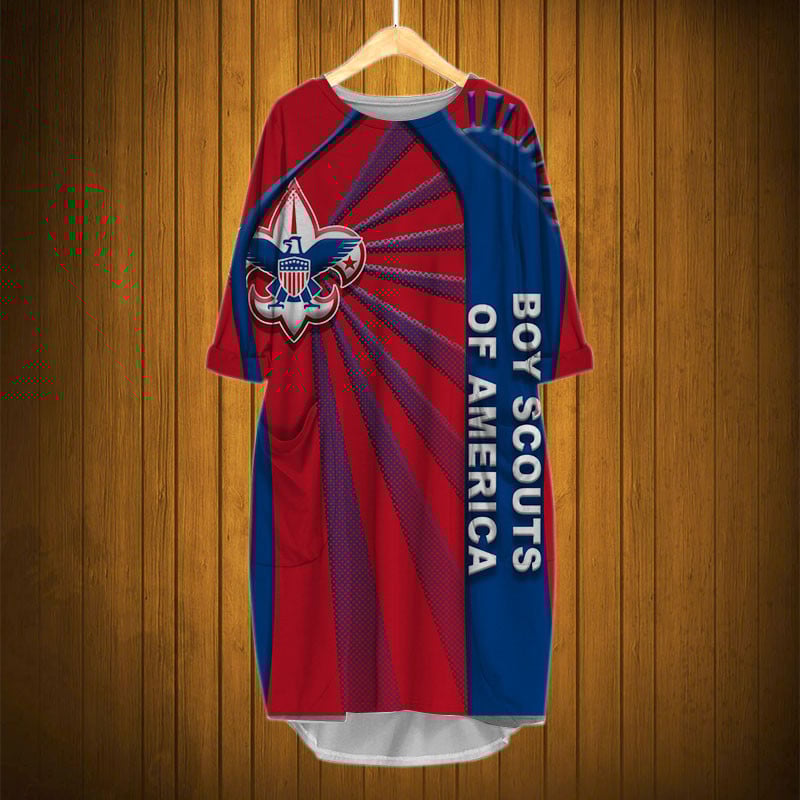 Sportswearmerch Boy Scouts of America Personalized Fashion Pocket Dress For Fan