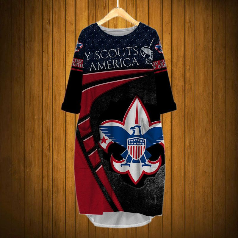Sportswearmerch Boy Scouts of America Personalized Fashion Pocket Dress For Fan