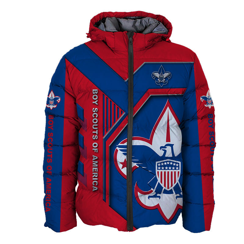 Sportswearmerch Boy Scouts of America Personalized Fashion Puffer Jacket For Fan