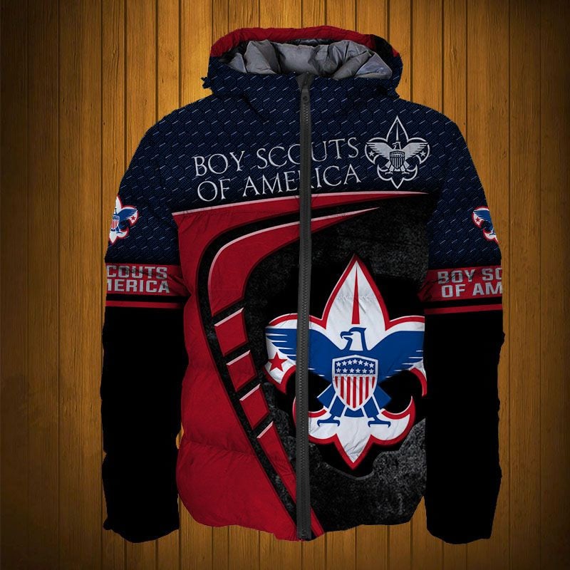 Sportswearmerch Boy Scouts of America Personalized Fashion Puffer Jacket For Fan