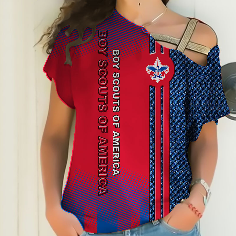 Sportswearmerch Boy Scouts of America Personalized Fashion Strapless Short Sleeve For Fan