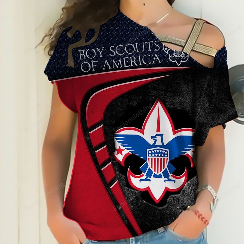 Sportswearmerch Boy Scouts of America Personalized Fashion Strapless Short Sleeve For Fan