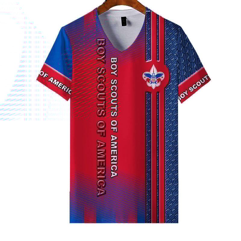 Sportswearmerch Boy Scouts of America Personalized Fashion V-neck Women T-shirt For Fan