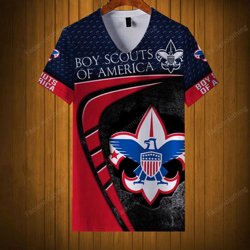 Sportswearmerch Boy Scouts of America Personalized Fashion V-neck Women T-shirt For Fan