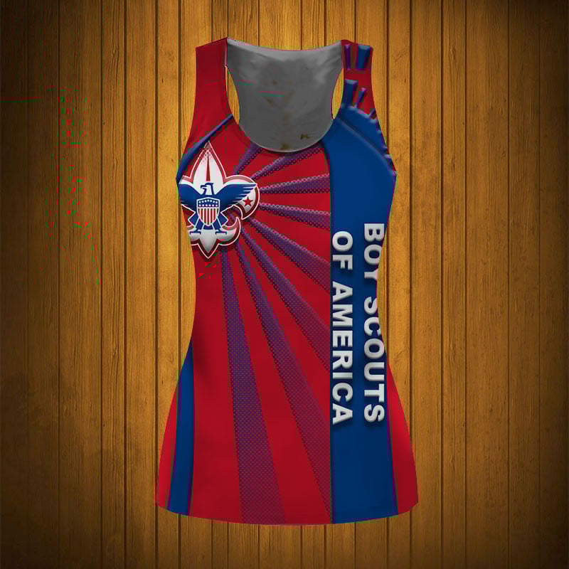 Sportswearmerch Boy Scouts of America Personalized Fashion Women Tanktop For Fan