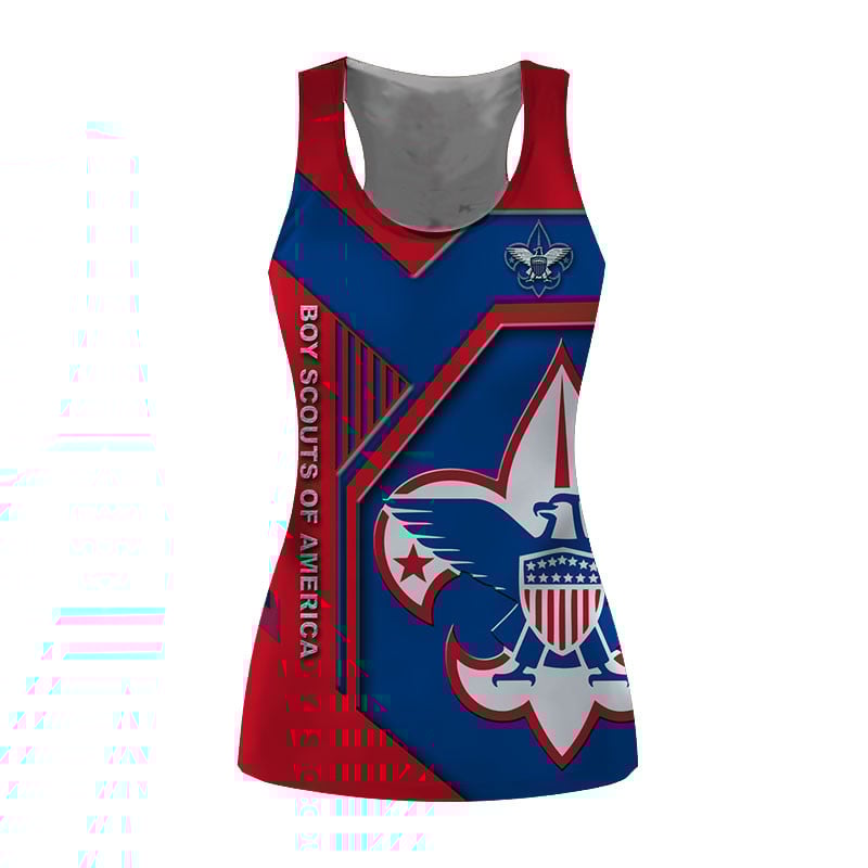 Sportswearmerch Boy Scouts of America Personalized Fashion Women Tanktop For Fan
