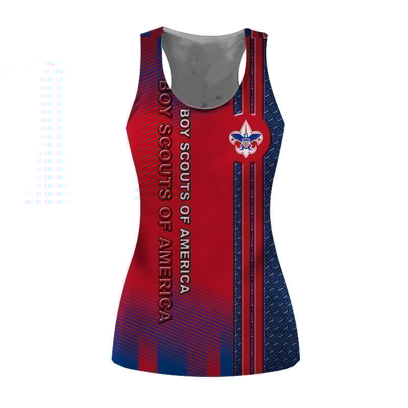 Sportswearmerch Boy Scouts of America Personalized Fashion Women Tanktop For Fan