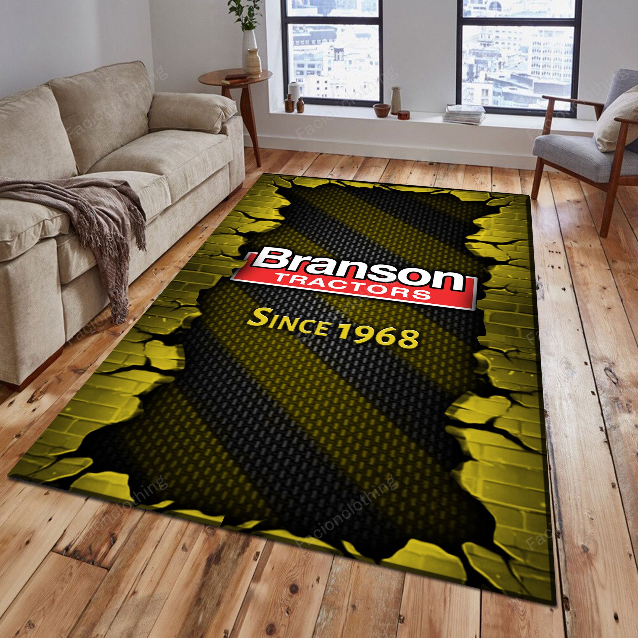 Sportswearmerch Branson Tractor Personalized Rug For Fan