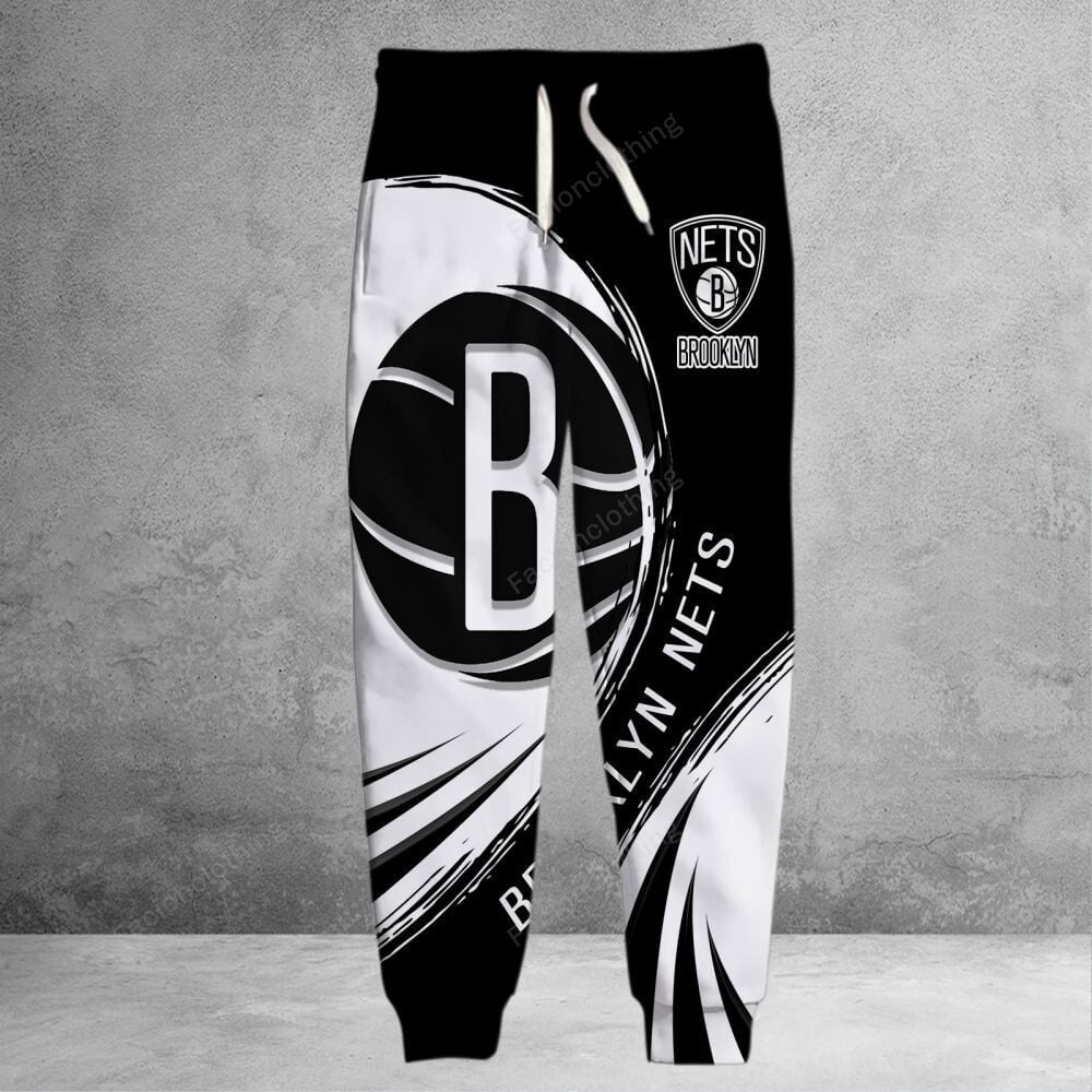 Sportswearmerch Brooklyn Nets NBA Personalized Long Pant For Fan