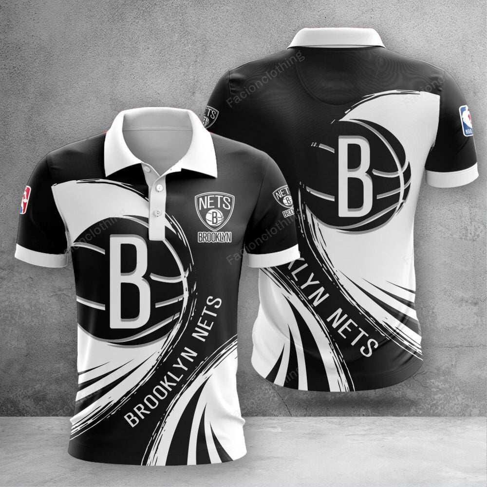 Sportswearmerch Brooklyn Nets NBA Personalized Polo Shirt For Fan