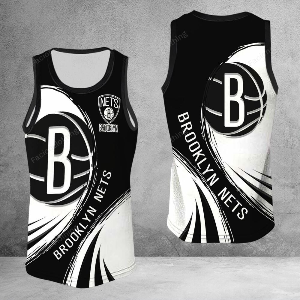 Sportswearmerch Brooklyn Nets NBA Personalized Tanktop For Fan