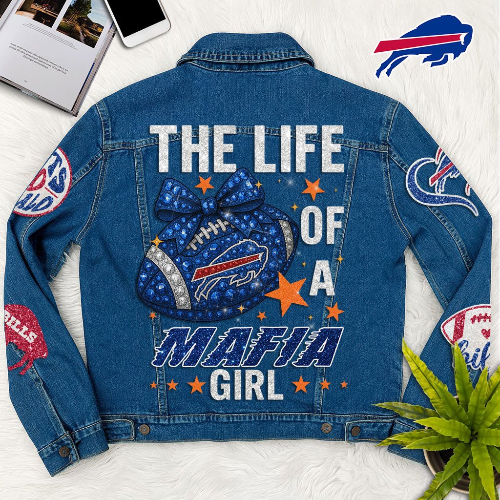Sportswearmerch Buffalo Bills Denim Jacket Gift For Fans