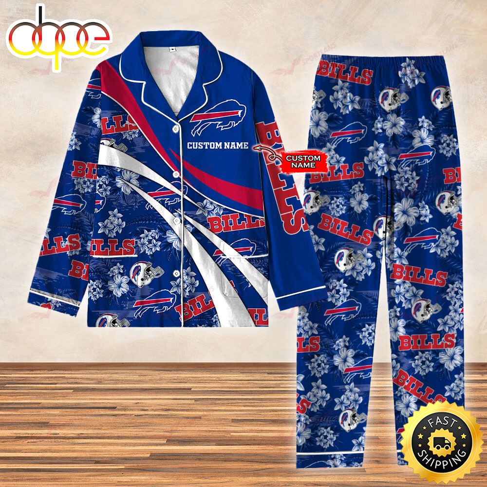 Sportswearmerch Buffalo Bills NFL 3D Personalized Christmas Personalized Pajamas For Fan