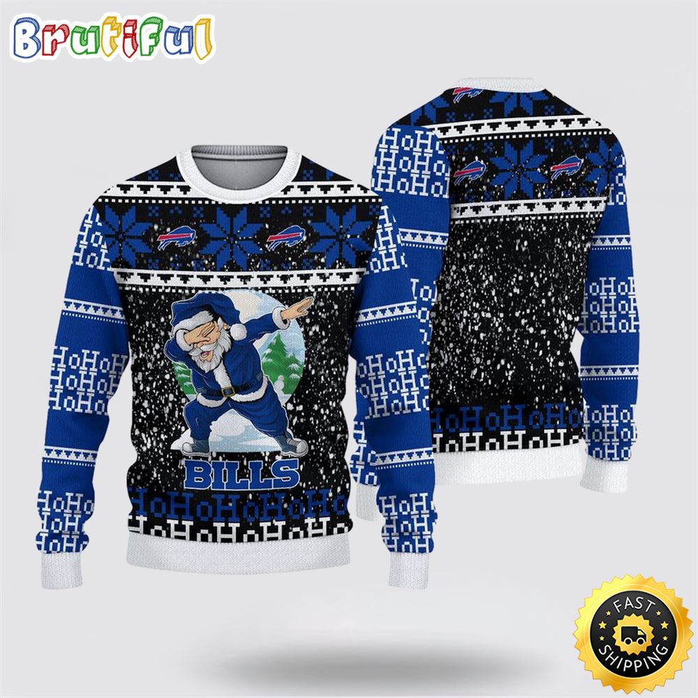 Sportswearmerch Buffalo Bills NFL And Santa Claus Christmas Sweater For Fan