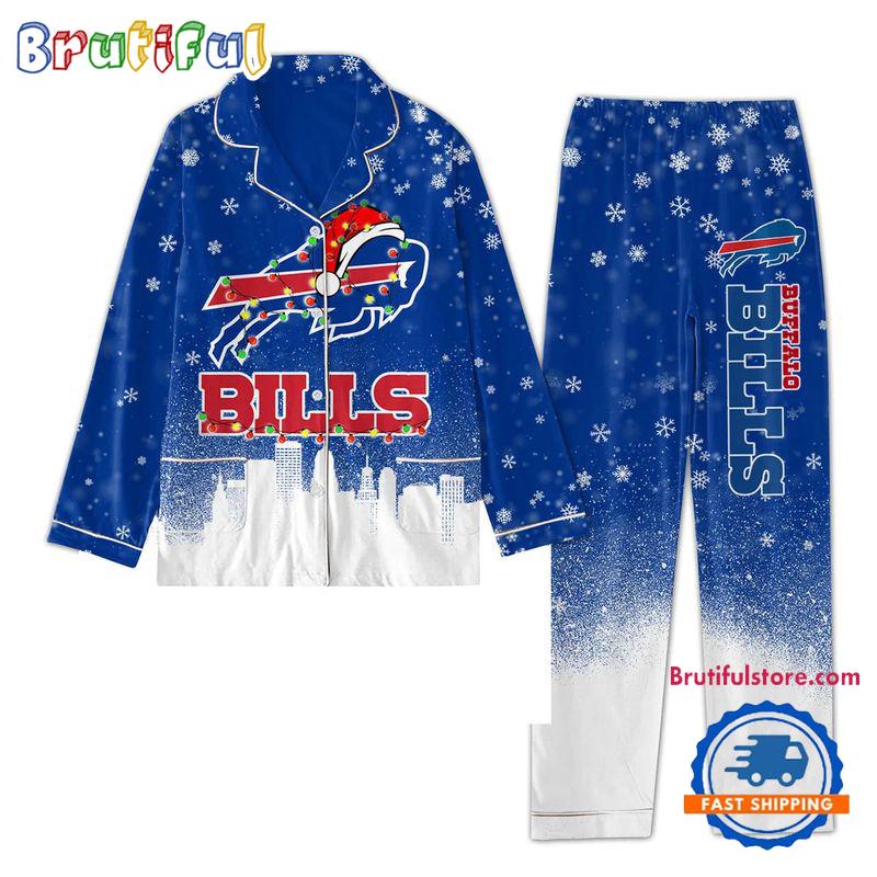 Sportswearmerch Buffalo Bills NFL Christmas For Winter Season Personalized Pajamas Set For Fan