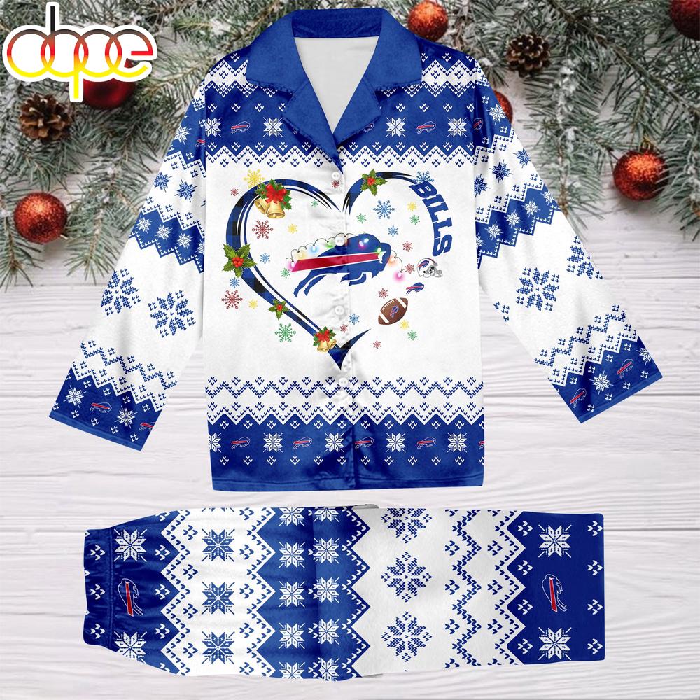Sportswearmerch Buffalo Bills NFL Christmas Personalized Pajamas For Fan