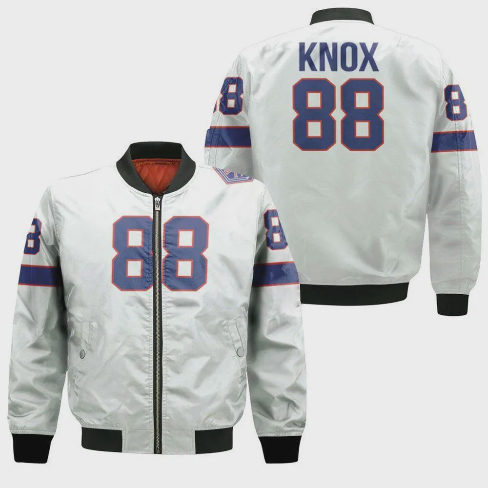 Sportswearmerch Buffalo Bills NFL Dawson Knox Bomber Jacket For Fan