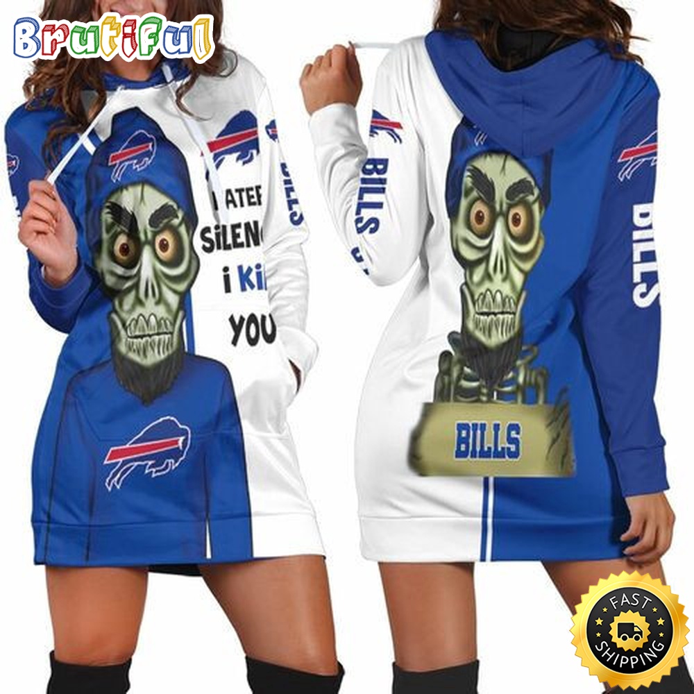 Sportswearmerch Buffalo Bills NFL Haters I Kill You Hoodie Dress For Fan