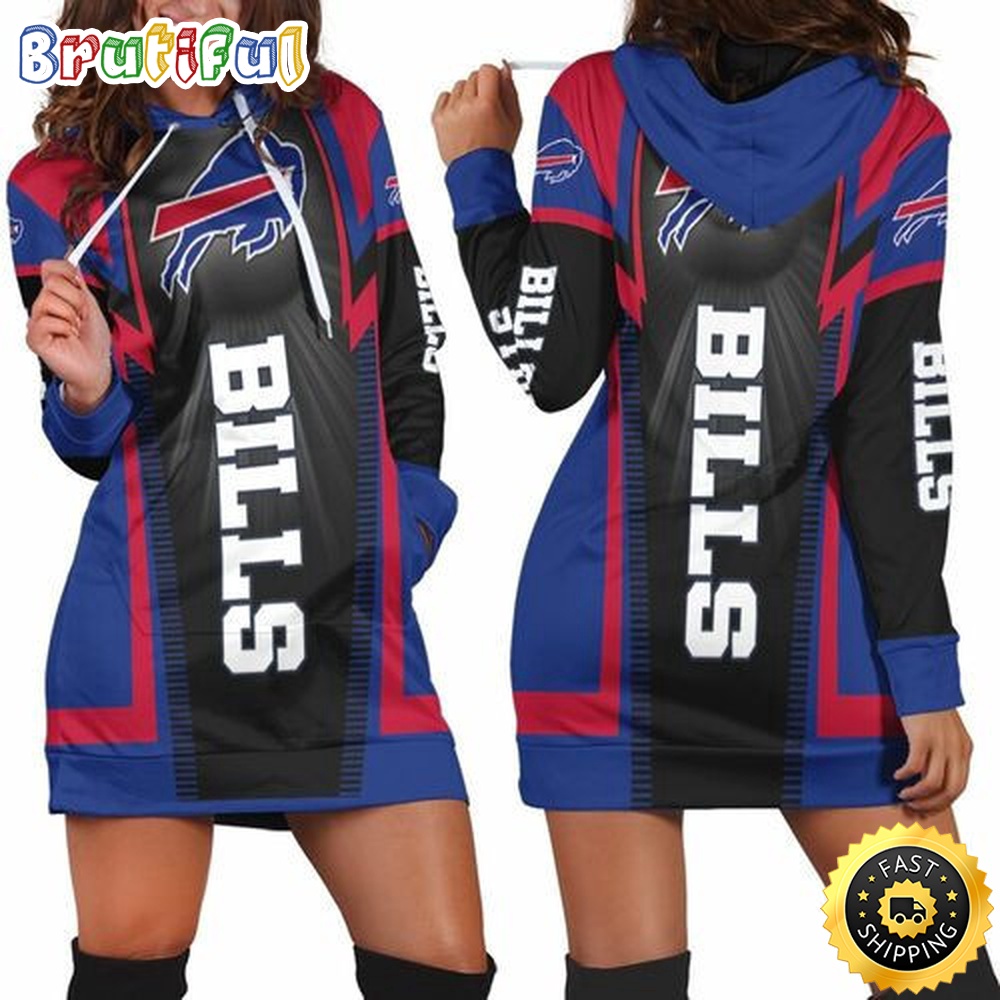 Sportswearmerch Buffalo Bills NFL Hoodie Dress For Fan