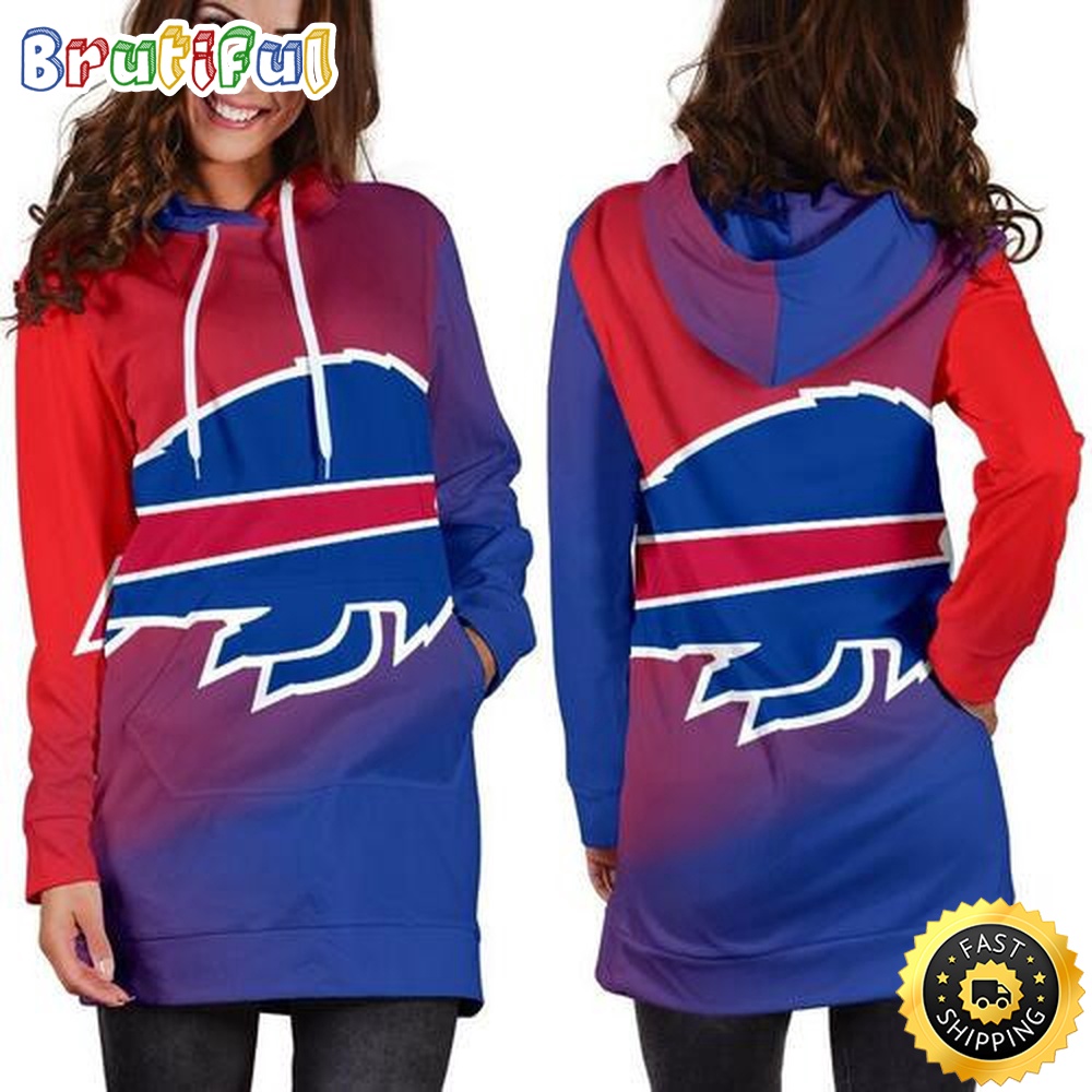 Sportswearmerch Buffalo Bills NFL Hoodie Dress For Fan