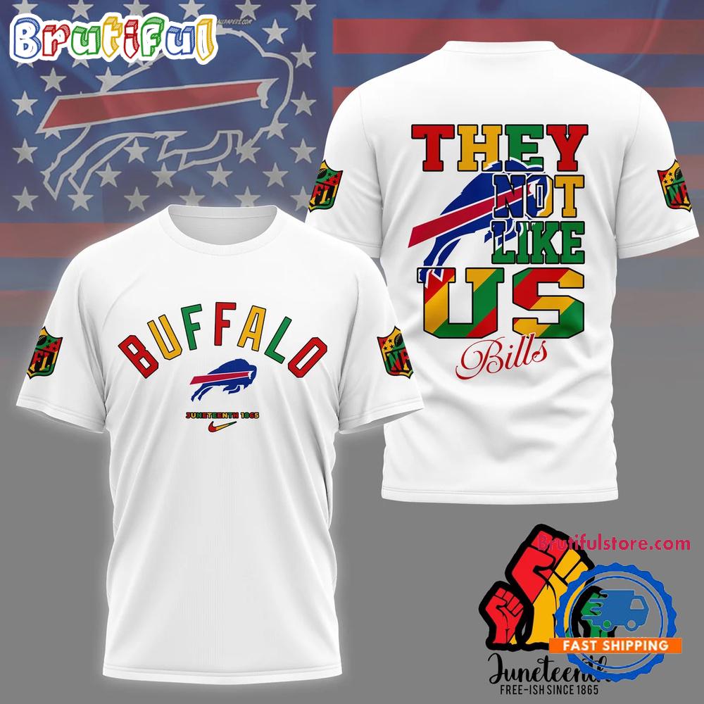 Sportswearmerch Buffalo Bills NFL Juneteenth Freedom Day T-Shirt For Fan