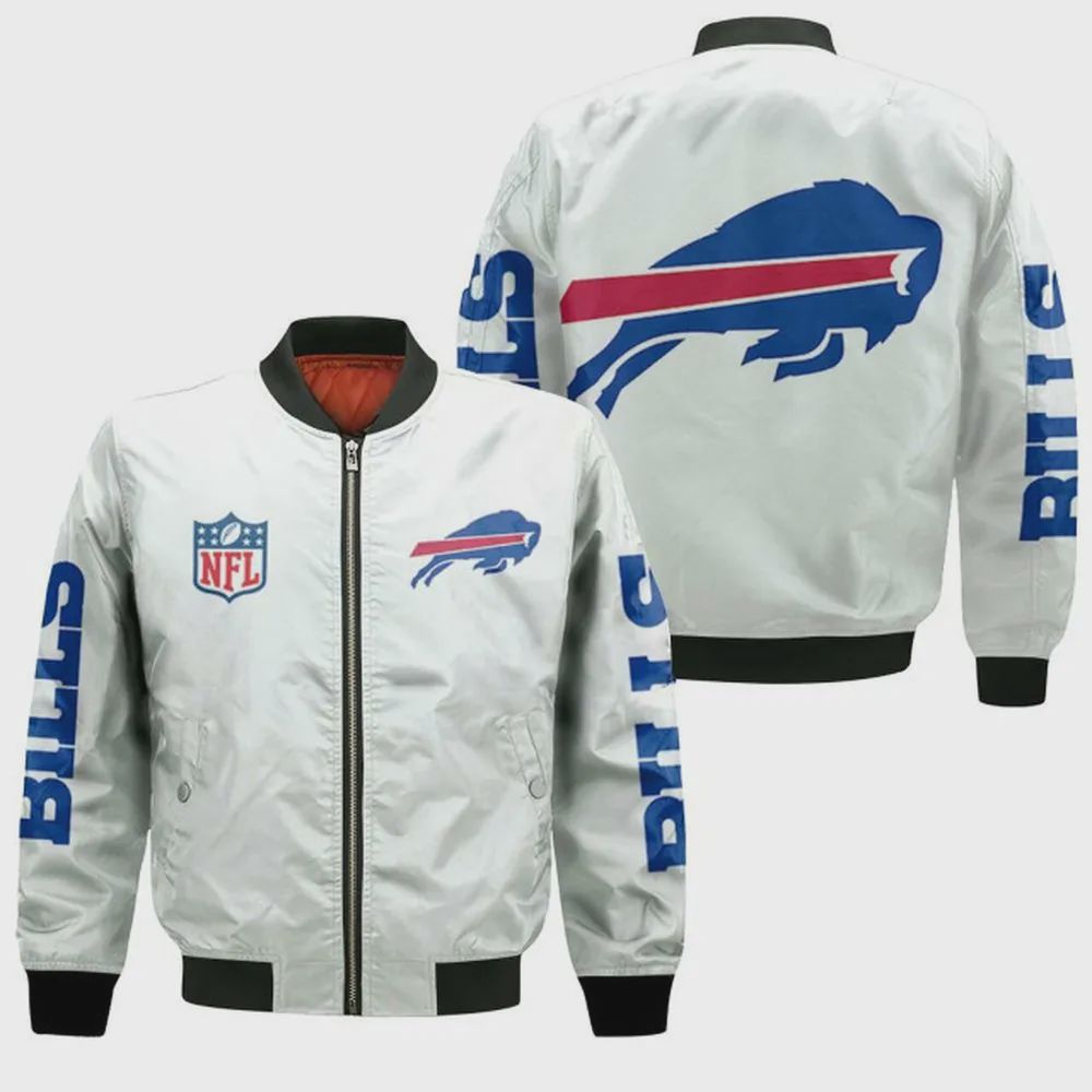 Sportswearmerch Buffalo Bills NFL Pattern Bomber Jacket For Fan