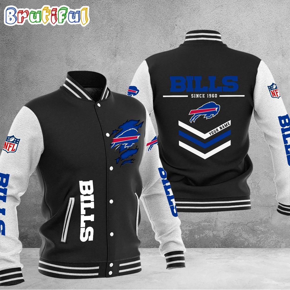 Sportswearmerch Buffalo Bills NFL Personalized Baseball Jacket For Fan