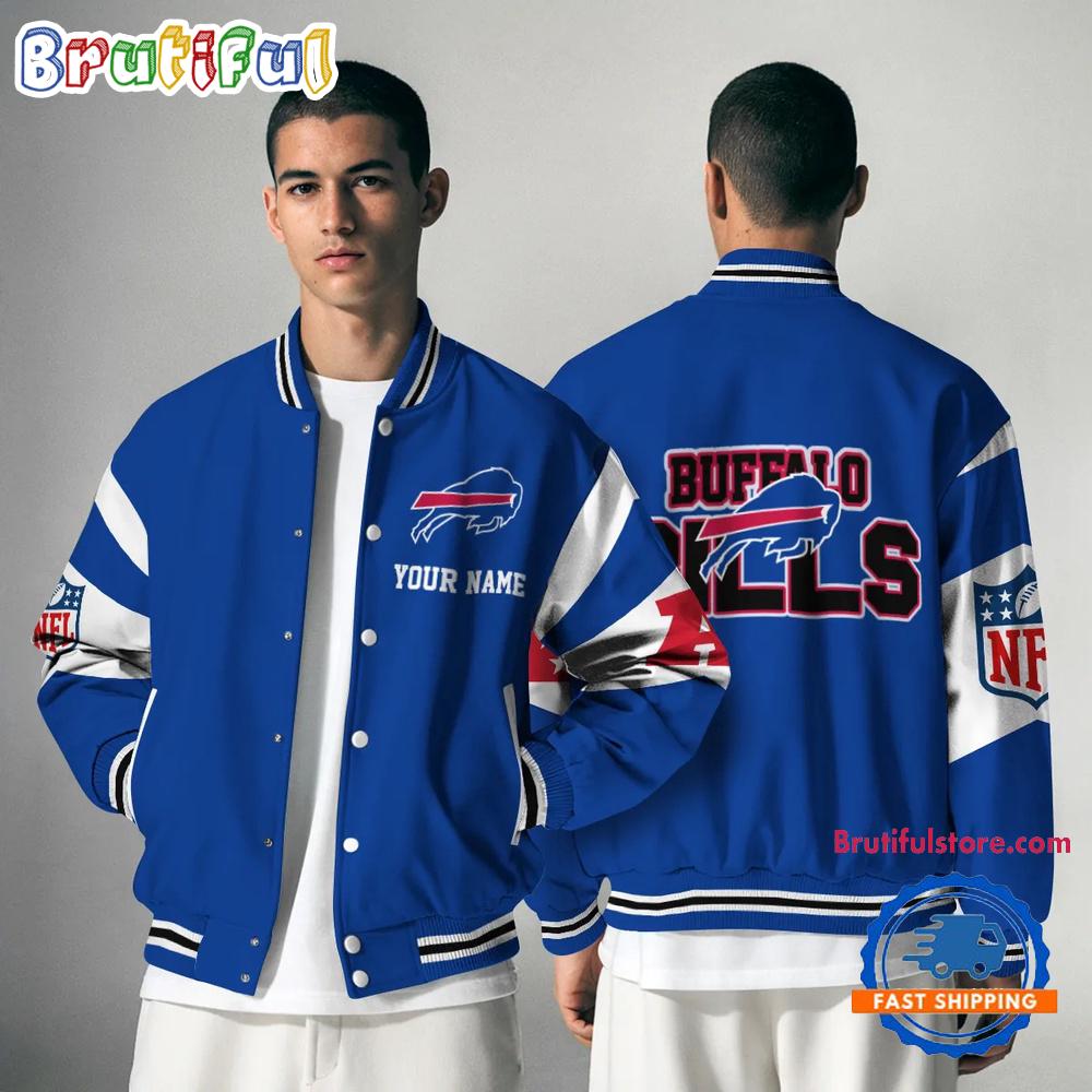 Sportswearmerch Buffalo Bills NFL Personalized Baseball Jacket For Fan