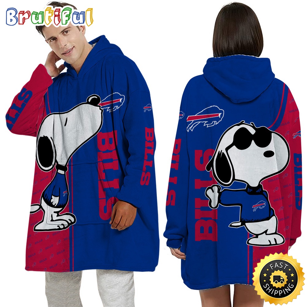 Sportswearmerch Buffalo Bills NFL Personalized Blaket Hoodie For Fan