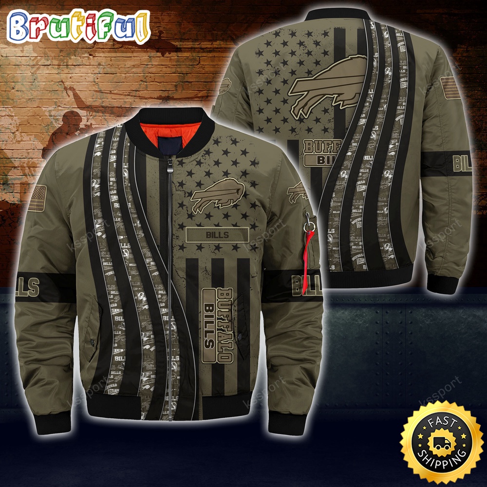 Sportswearmerch Buffalo Bills NFL Personalized Bomber Jacket For Fan