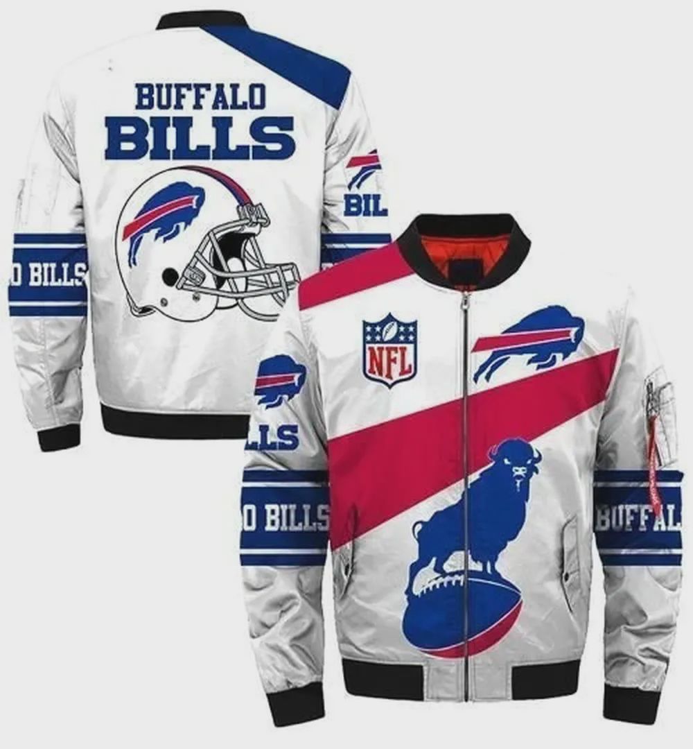Sportswearmerch Buffalo Bills NFL Personalized Bomber Jacket For Fan