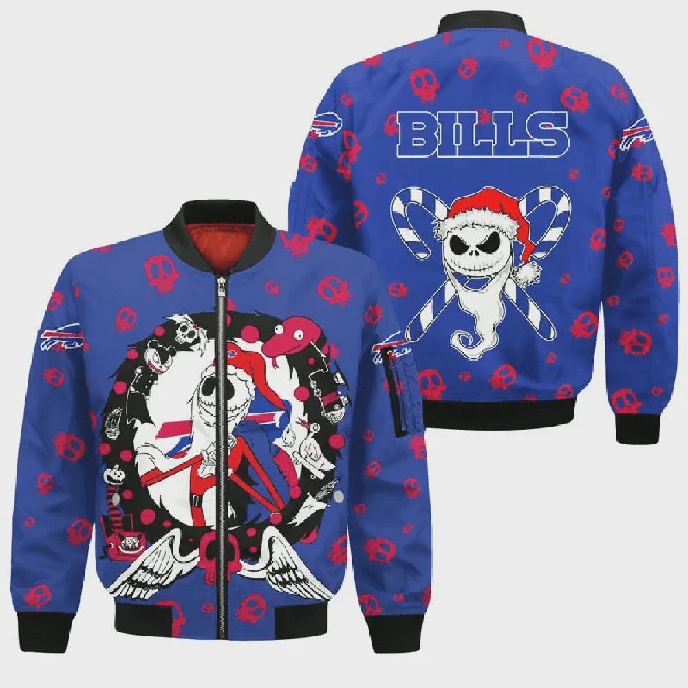 Sportswearmerch Buffalo Bills NFL Personalized Bomber Jacket For Fan