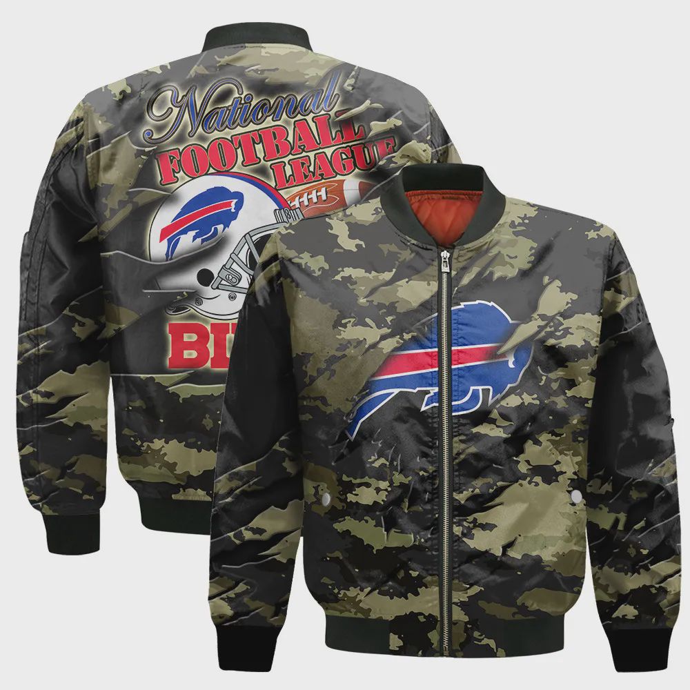 Sportswearmerch Buffalo Bills NFL Personalized Bomber Jacket For Fan