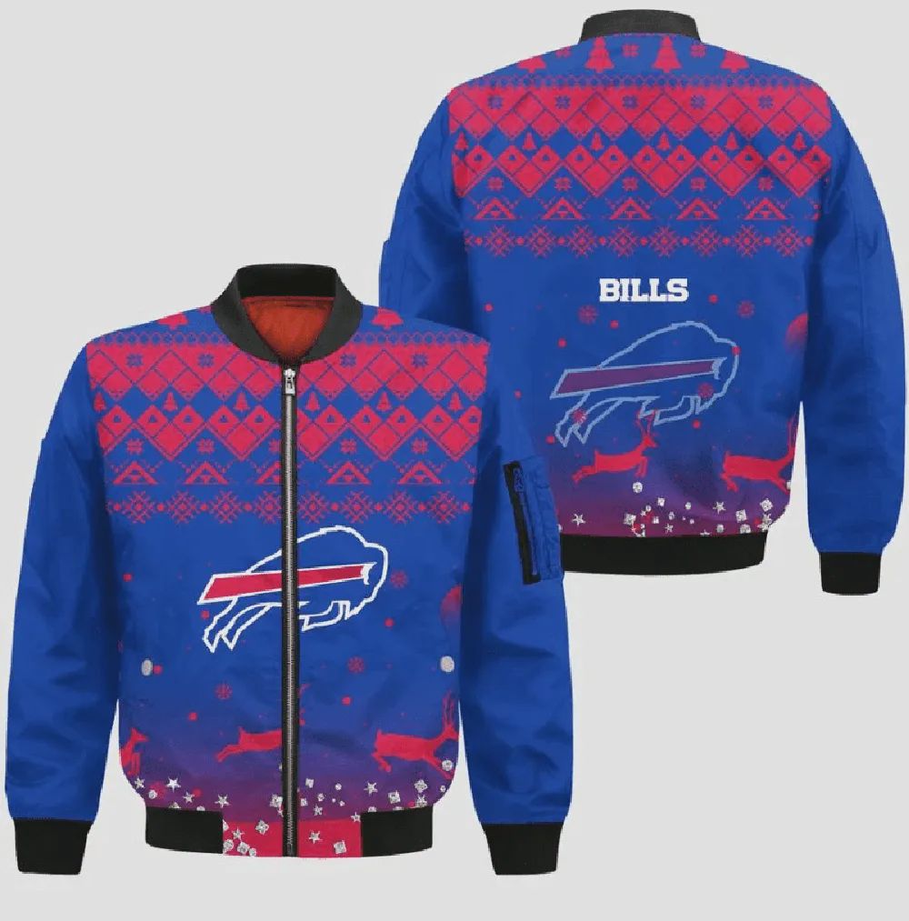 Sportswearmerch Buffalo Bills NFL Personalized Bomber Jacket For Fan