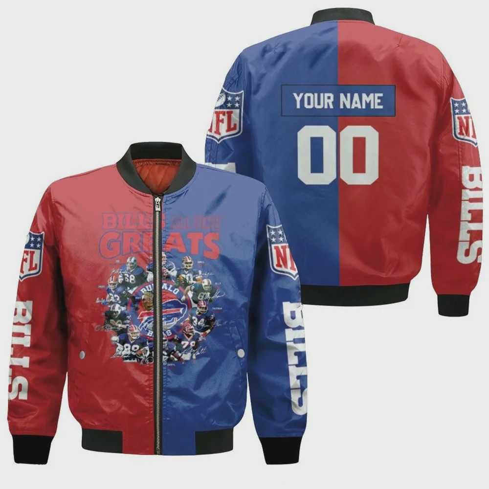 Sportswearmerch Buffalo Bills NFL Personalized Bomber Jacket For Fan