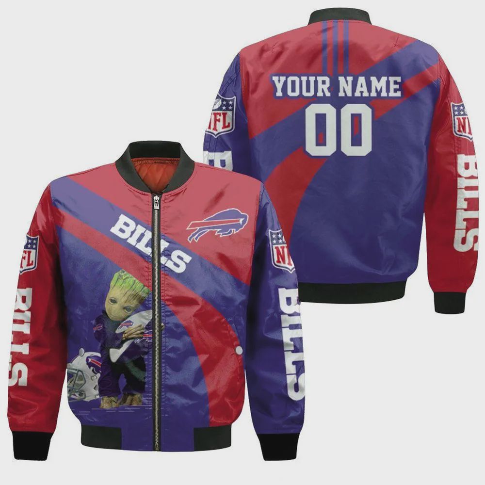 Sportswearmerch Buffalo Bills NFL Personalized Bomber Jacket For Fan
