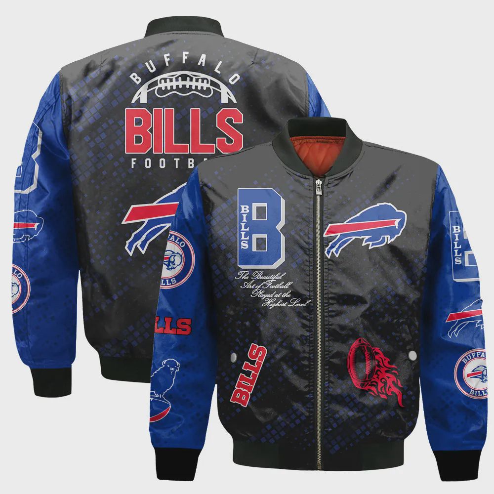 Sportswearmerch Buffalo Bills NFL Personalized Bomber Jacket For Fan